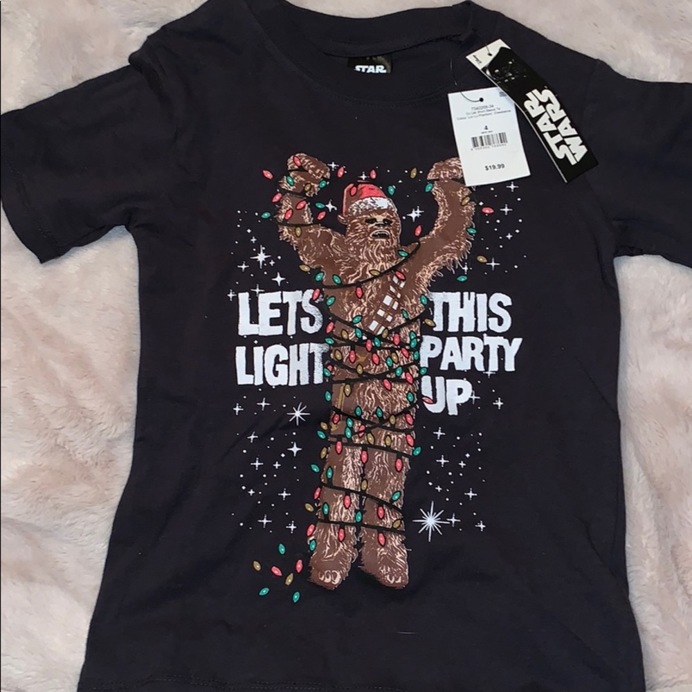 Little boys star wars Chewbacca t-shirt